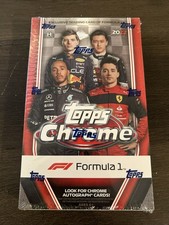🔥2022 TOPPS CHROME F1 FORMULA 1 HOBBY BOX 4 Cards 18 Packs Lot