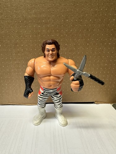 BRUTUS THE BARBER BEEFCAKE HASBRO WRESTLING ACTION...