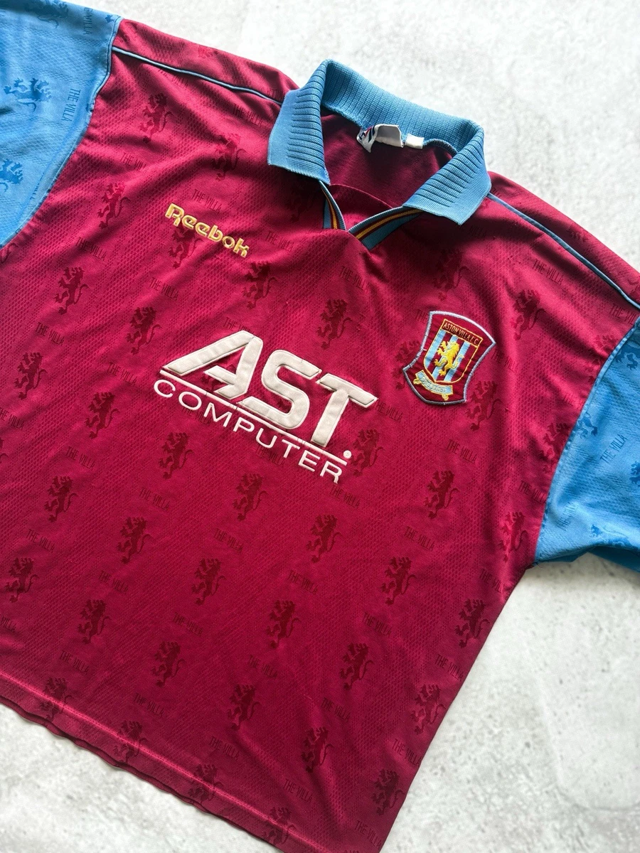 Preços baixos em Reebok ASTON Villa International Club Camisas de