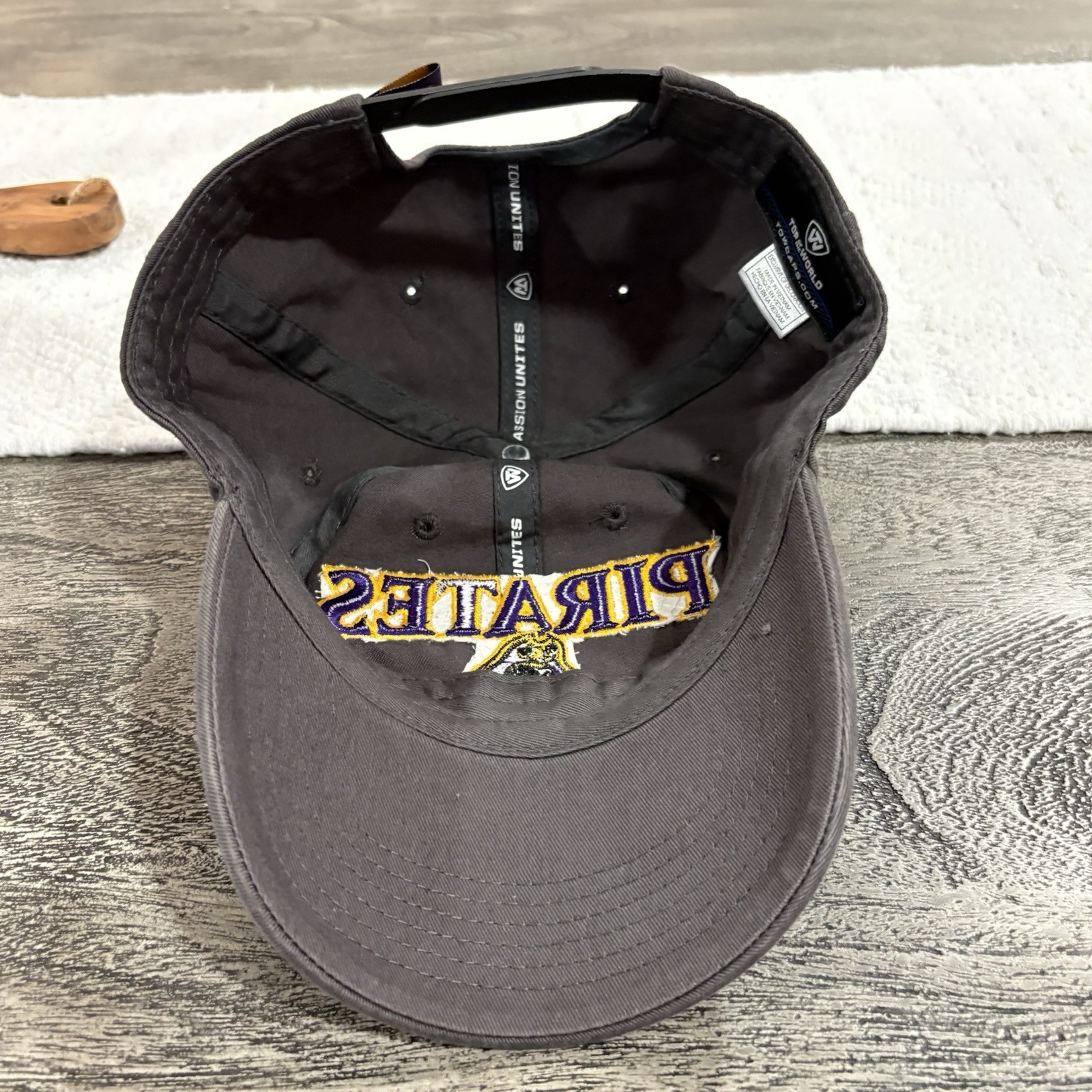 Pittsburg Pirates Baseball Cap Violet Patch Embro… - image 6