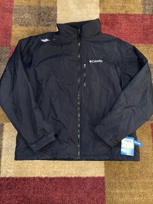 Columbia NWT Northern Utilizer 2 Fleece/ Sherpa Jacket Black Mens Size XL READ