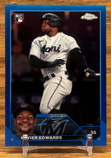 XAVIER EDWARDS Blue /150 Refractor Rookie | 2023 Topps Chrome Update MARLINS