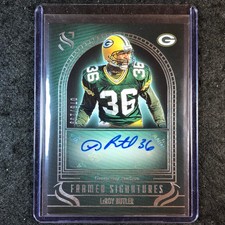 2025 Silhouette Football LEROY BUTLER Framed Signatures Auto 76/199