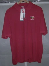 NEW CUTTER & BUCK CB DRYTEC Golf Polo Shirt 121ST U.S. OPEN TORREY PINES XL Red