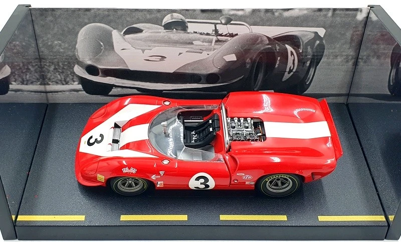 GMP 1/18 Scale Diecast 12004 - 1966 Lola Spyder John Surtees #3 Team Surtees - Image 4 of 4