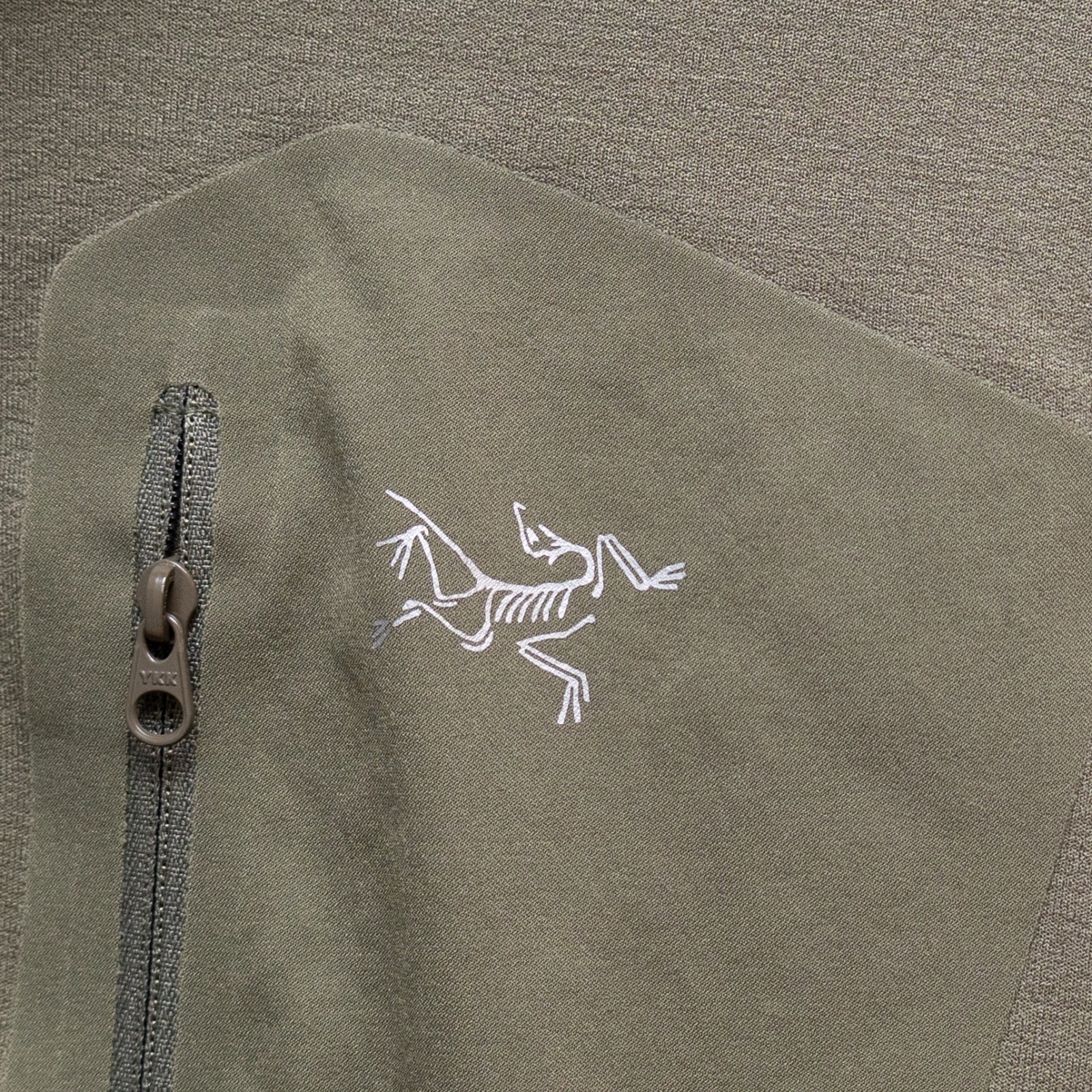 ARC'TERYX Arc’teryx Rho Pullover Collo con Zip Pesante – Uomo Taglia M – Verde Oliva