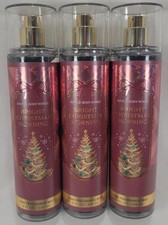 Bath Body Works BRIGHT CHRISTMAS MORNING Fine Fragrance Mist 8 oz Lot of 3 Red
