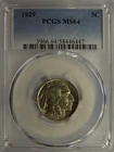 PCGS MS 64 1929 Buffalo Nickel