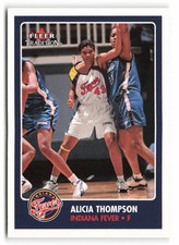2001 Fleer Tradition WNBA #73 Alicia Thompson Indiana Fever