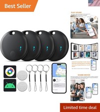 Track and Secure Valuables - 4-Pack of Bluetooth Tags with 365 Days Battery Life