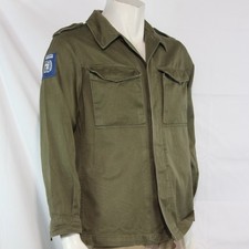 1970's Dated Dutch Army Heavyweight Shirt Genuine Surplus 36" Chest  (4074)