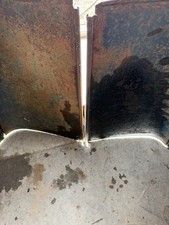 Original 1934 Ford Truck Hood Side Panels - Oem Steel Pair - Rat Rod Patina