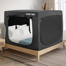 Yavil Bed Tent Canopy, Portable Dream Tent Indoor Sleeping 93 Blackout, King