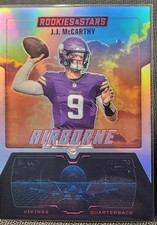 2025 Panini Rookies & Stars - Airborne J.J. McCarthy #9 Silver
