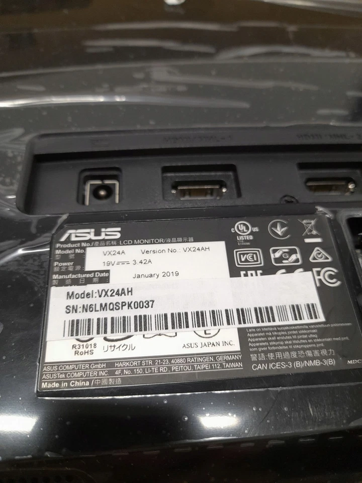 DEFEKT ASUS VX24AH 24-Zoll-IPS-EyeCare-WQHD-25-Monitor - Bild 4 von 4