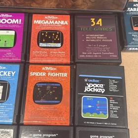 Atari 2600 System Bundle with Console, 37 Games, Joystick, Manuals, and More LOT