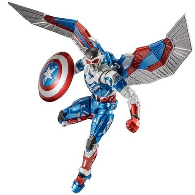Marvel Fighting Armor Captain America Sam Wilson Actionfigur Druckguss 6,5'' FA