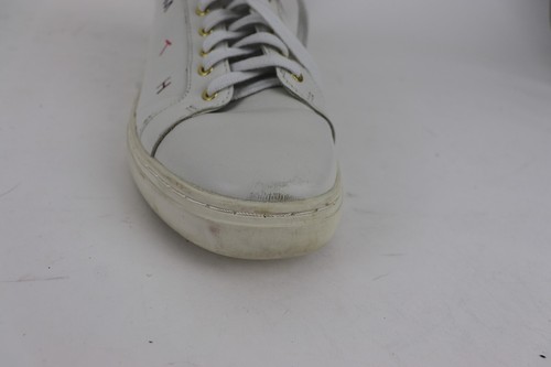 Zapatillas bajas Paul Smith Lapin Letter de cuero para mujer blancas Reino Unido 7 Eur 41 - Imagen 13 de 14