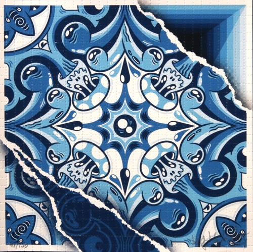 ADD FUEL Trippin' blue print SIGNIERT + STICKERS BANKSY,SHEPARD FAIREY,invader - Bild 2 von 9