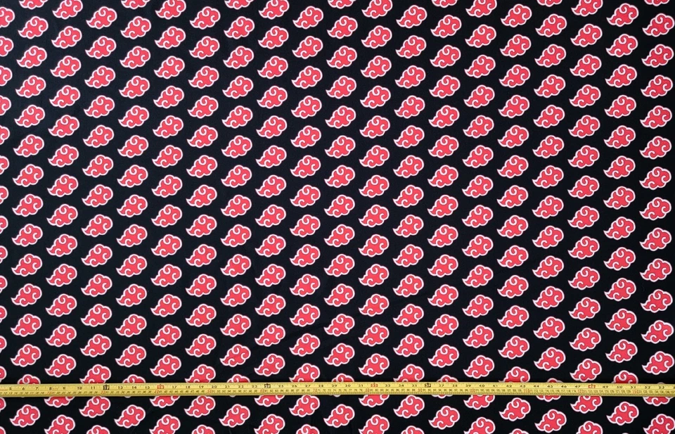 ТКАНЬ АНИМЕ NARUTO AKATSUKI CLOUD (ПОЛЯРДА ИЛИ 1 ЯРД) - Изображение 4 из 4