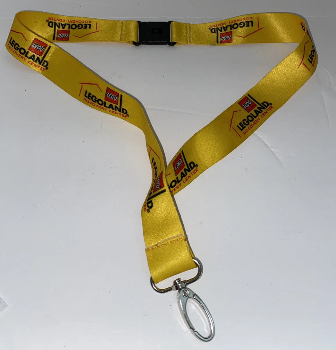Lego Legoland Discovery Center Yellow Lanyard EUC eBay