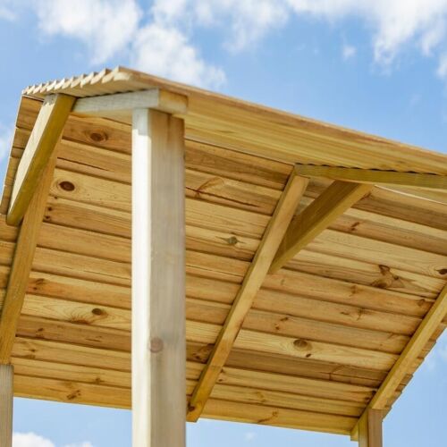 Rowlinson Parkland Sandpit with Lid and Roof - Picture 2 of 4