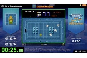 Nintendo World Championships NES Edition Deluxe Set Nintendo Switch In Hand