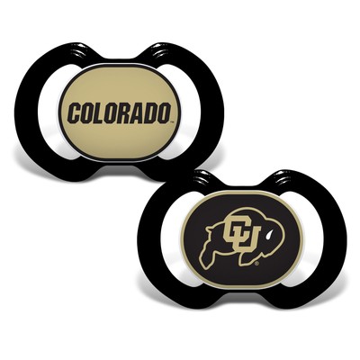 BabyFanatic - Colorado Buffaloes - Officially Licensed NCAA Pacifier 2-Pack
