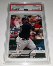 2018 Topps Now #AS-10 Wilson Ramos All-Star Card Graded PSA 10 Gem Mint