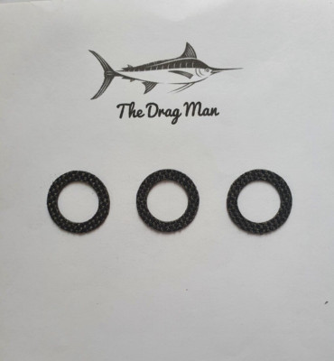 CARBONTEX DRAG WASHERS DAIWA EXIST LT 2500D, 2500-XH, 3000D-C