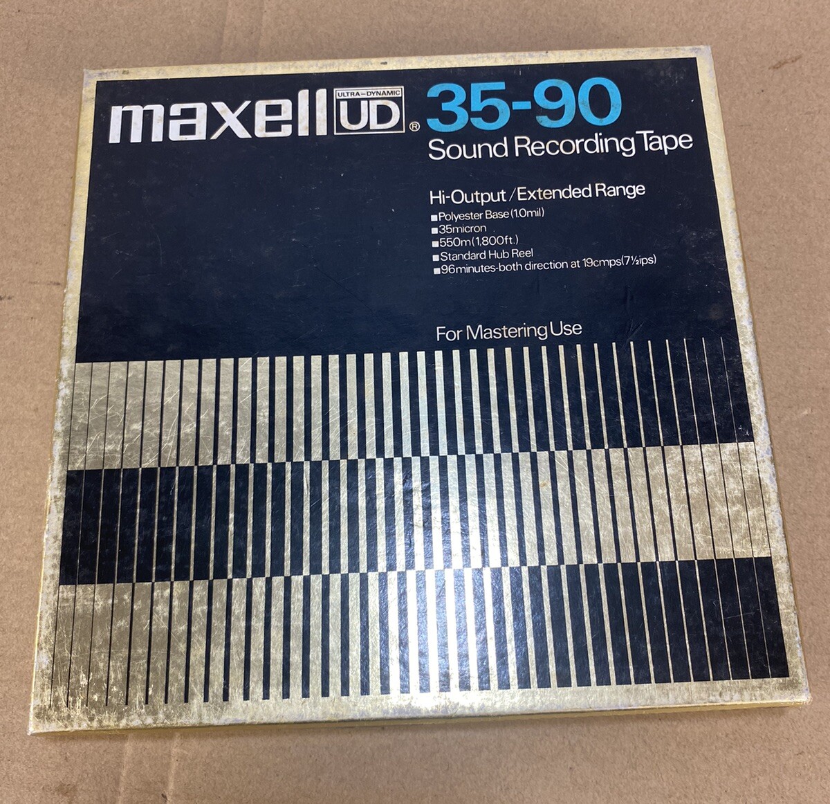 Maxell UD 35-90 Early Gen Reel to Reel Tape, LP, 7