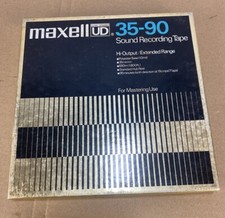 Maxell Ud 35-90 Early Gen Reel To Reel Tape, Lp, 7" Reel, 1800 Ft