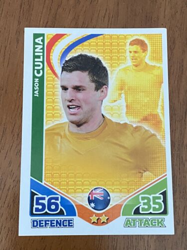 Topps Match Attax 2010 World Cup Football Trading Card - Jason Culina Australia - Picture 1 of 2