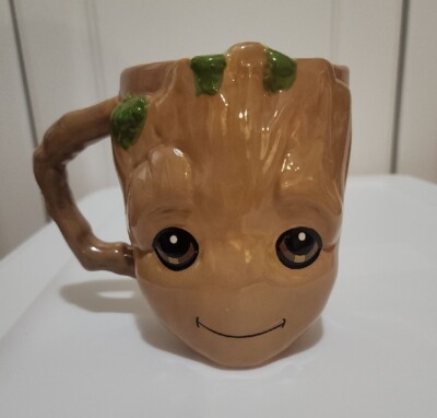 Marvel Guardians Of the Galaxy I am Groot Silver Buffalo 20 oz Coffee Cocoa Mug