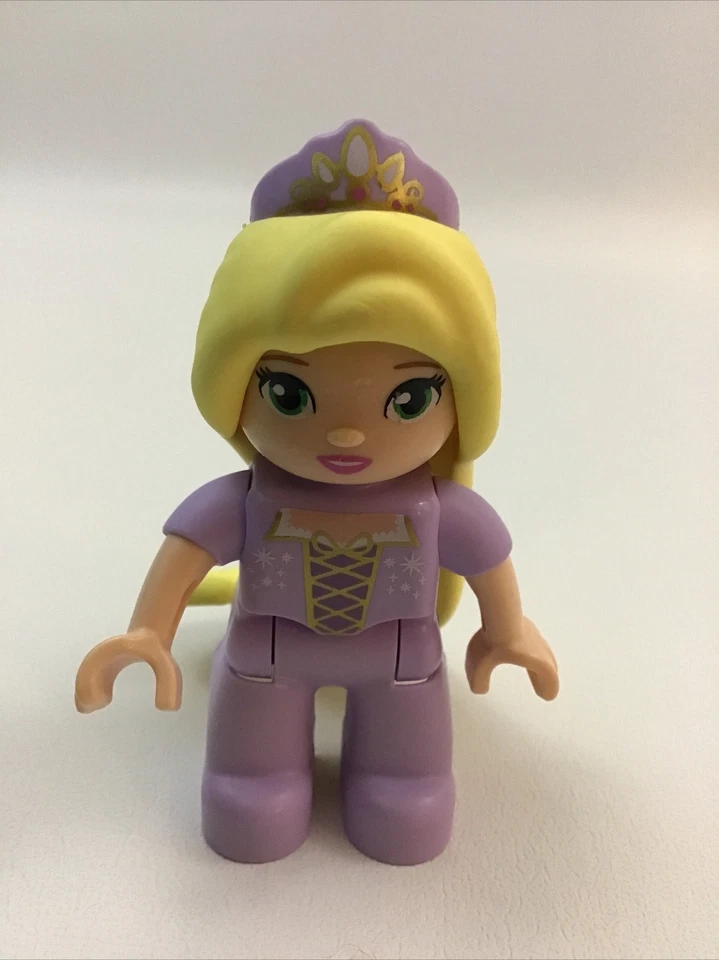 Lego Duplo Disney Princesa Figura Enredada Rapunzel con Silla Bloque de Pelo Largo Foto 3 de 4