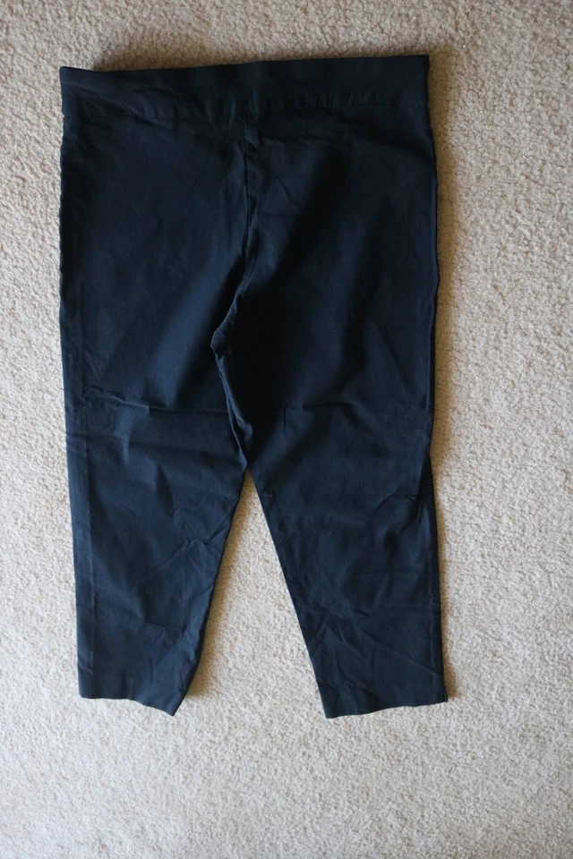 Ingredientes Pantalones Mujer Mezcla Rayón Negro Talla Grande 16 Foto 2 de 4