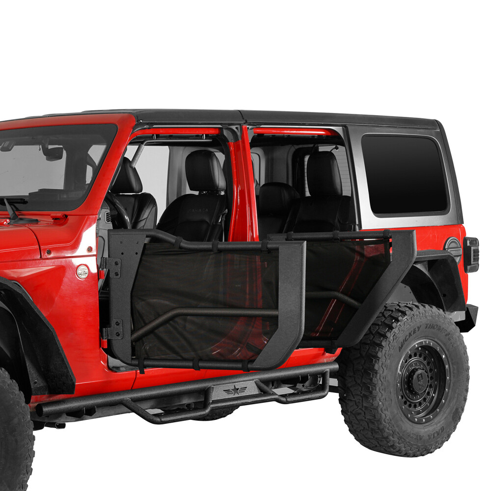 Fit Jeep Wrangler TJ JK JL JT 19972023 Tube Steel Half Doors or