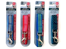 5 Foot XL Dog Leash-Striped-Reflective-60" X 1"-Four Styles-U Choose-Pet Leash