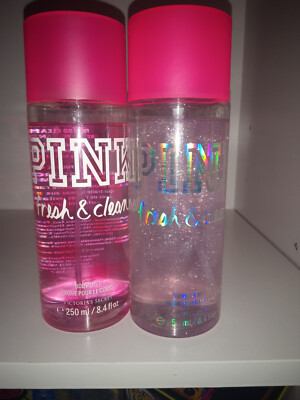 Victoria's Secret (Pink) Fresh & Clean Body Mist & Shimmer Mist