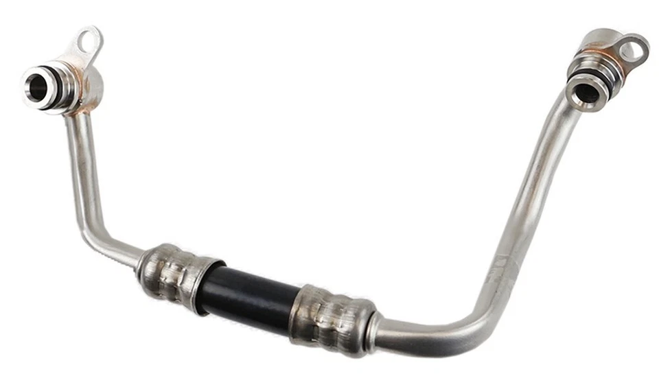 2 líneas de alimentación de refrigerante turbocompresor REIN 6 cilindros repuesto BMW OEM # 11537558901/899 Foto 3 de 4