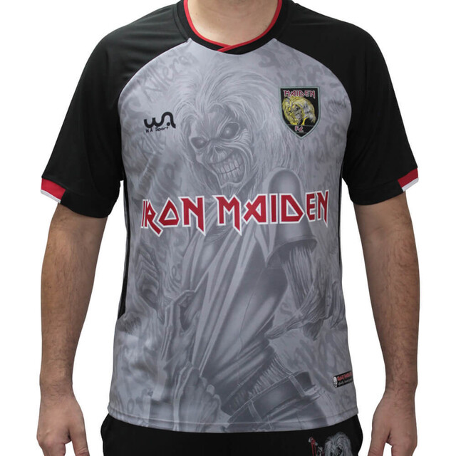 IRON MAIDEN   サッカーシャツ Rare Iron Maiden 
