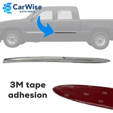 Rear Crew Cab Chrome Door Molding Right or Left for 1999-2006 GMC Sierra