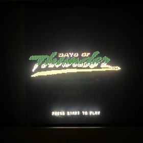 Carro de juego Days of Thunder Nintendo NES solamente