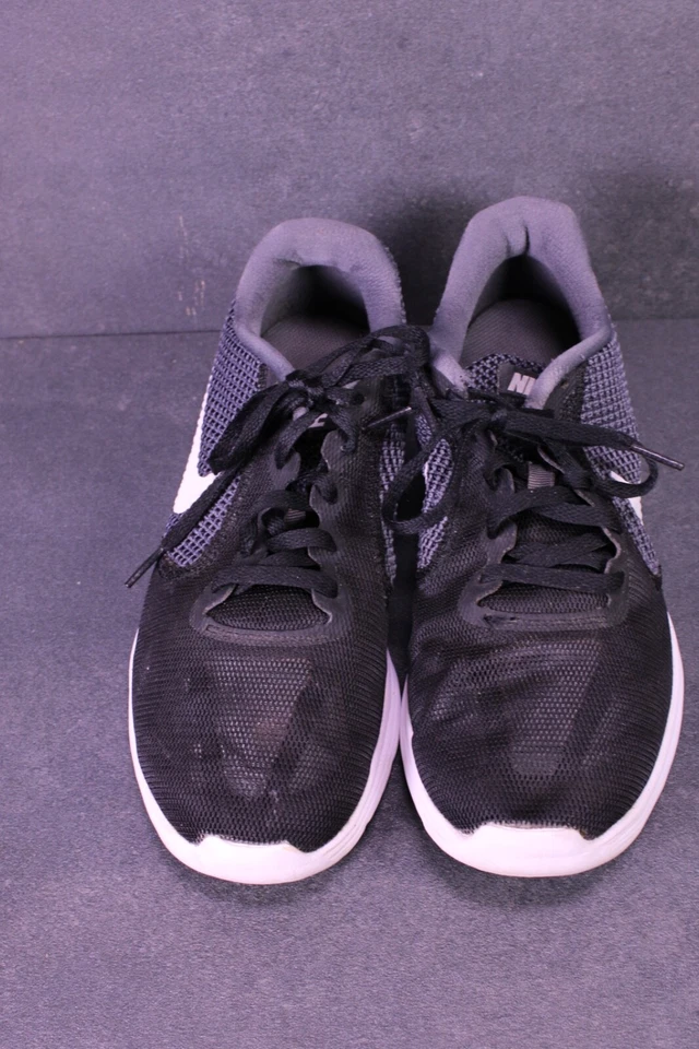 Nike Revolution 3 Unisex Sneaker Sportschuhe Gr. 41 schwarz grau Mesh BS155 - Bild 4 von 4