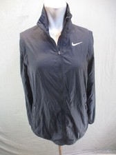 NIKE DRI-FIT GOLF Size M Womens 100 Nylon Full Zip Stand Collar Windbreaker 514
