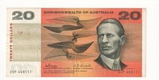 1968 Comm. Of Australia $20 Banknote - Phillips/Randall - R403 - Good - # 32846