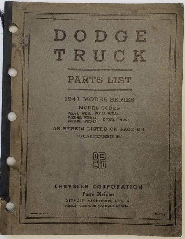 1941 dodge truck parts deals