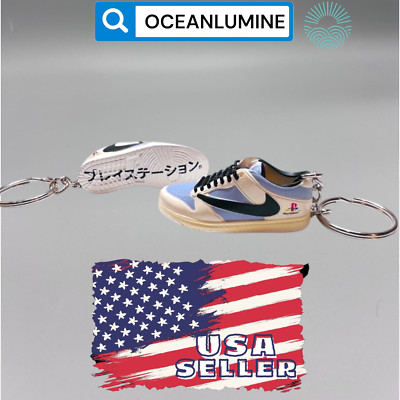 High Quality Jordan Mini Sneaker Keychain with Shoe Box, Display Box Option