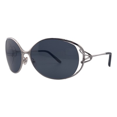 FRED Lunettes Silver / Grey Oversized Sunglasses 61mm 15mm 102mm - VOLUTE N1 102