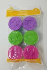 NIP Way To Celebrate 6 Easter Fun Dough With Stampers Pink Purple Green Ages 3 